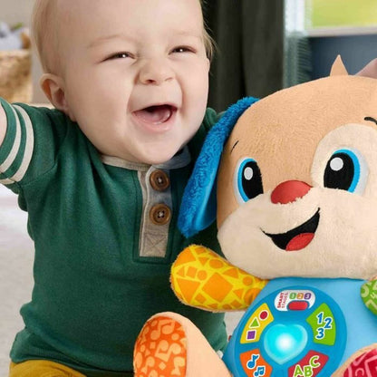 Jucărie de Pluș Fisher-Price Laugh and Learn Puppy Progressive Awakening Musical Plush JFD20 Maro Flauș Muzical Câine - Jucarii si jocuri, Jucării de pluș