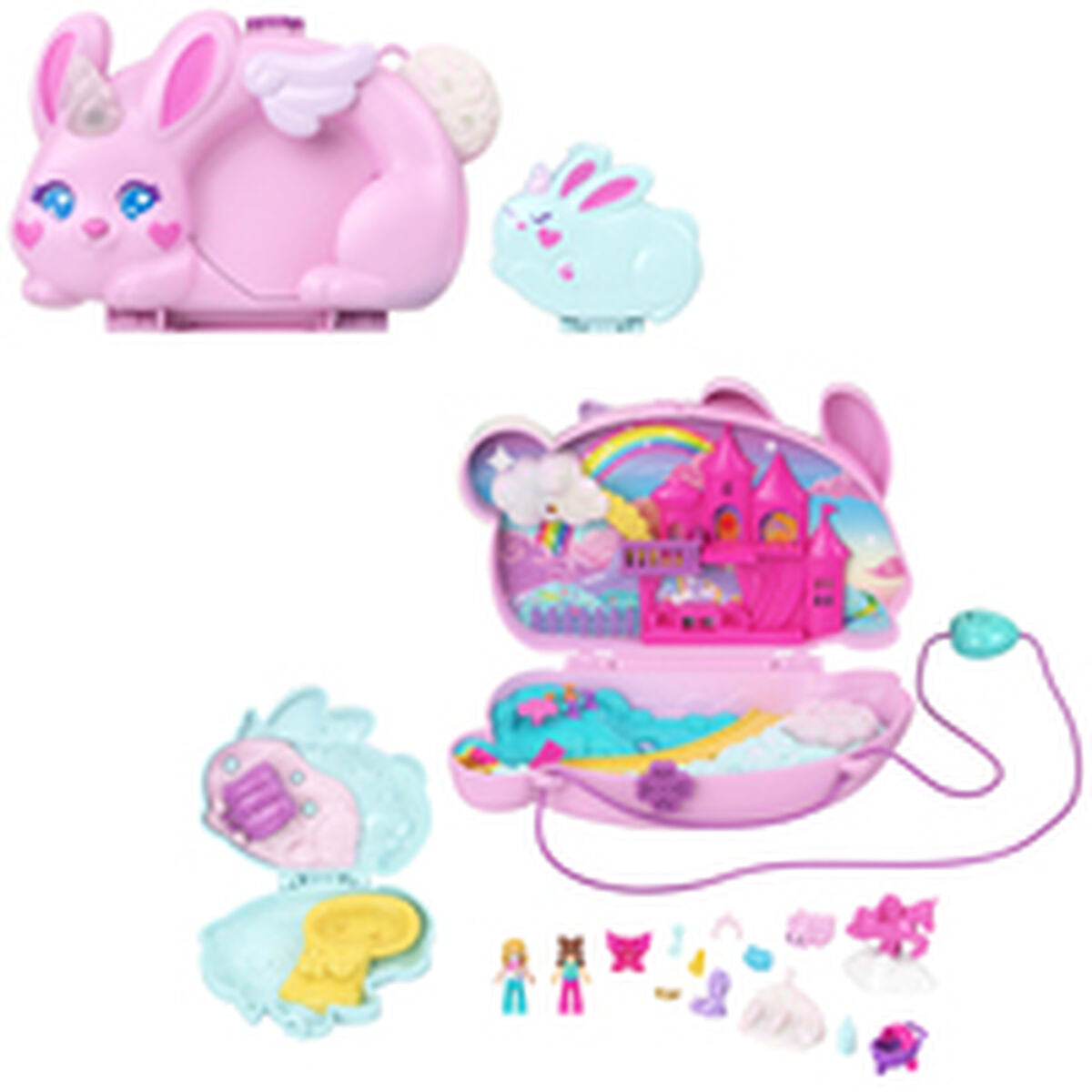 Playset Polly Pocket 16 Piese - Jucarii si jocuri, Păpuși și figurine