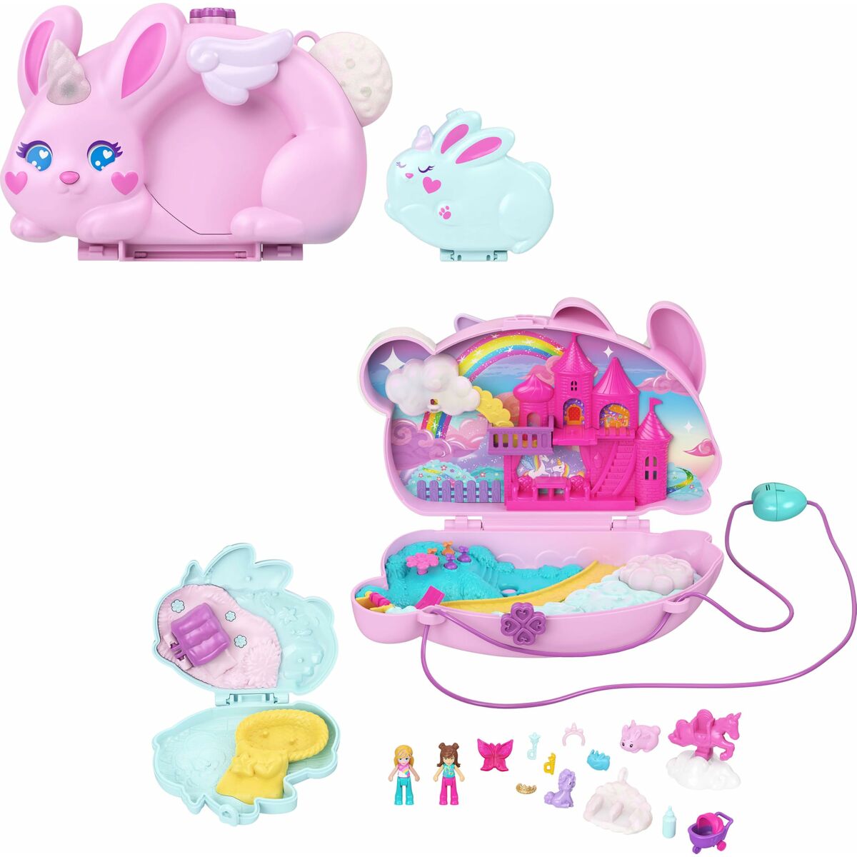 Playset Polly Pocket 16 Piese - Jucarii si jocuri, Păpuși și figurine