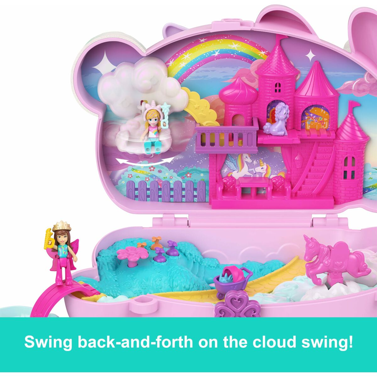Playset Polly Pocket 16 Piese - Jucarii si jocuri, Păpuși și figurine