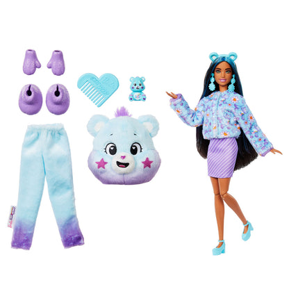 Păpușă Barbie Cutie Reveal Seria Care Bears (Ursul Stelelor), 10 Surprize, Costum Pluș - Jucarii si jocuri, Păpuși și figurine