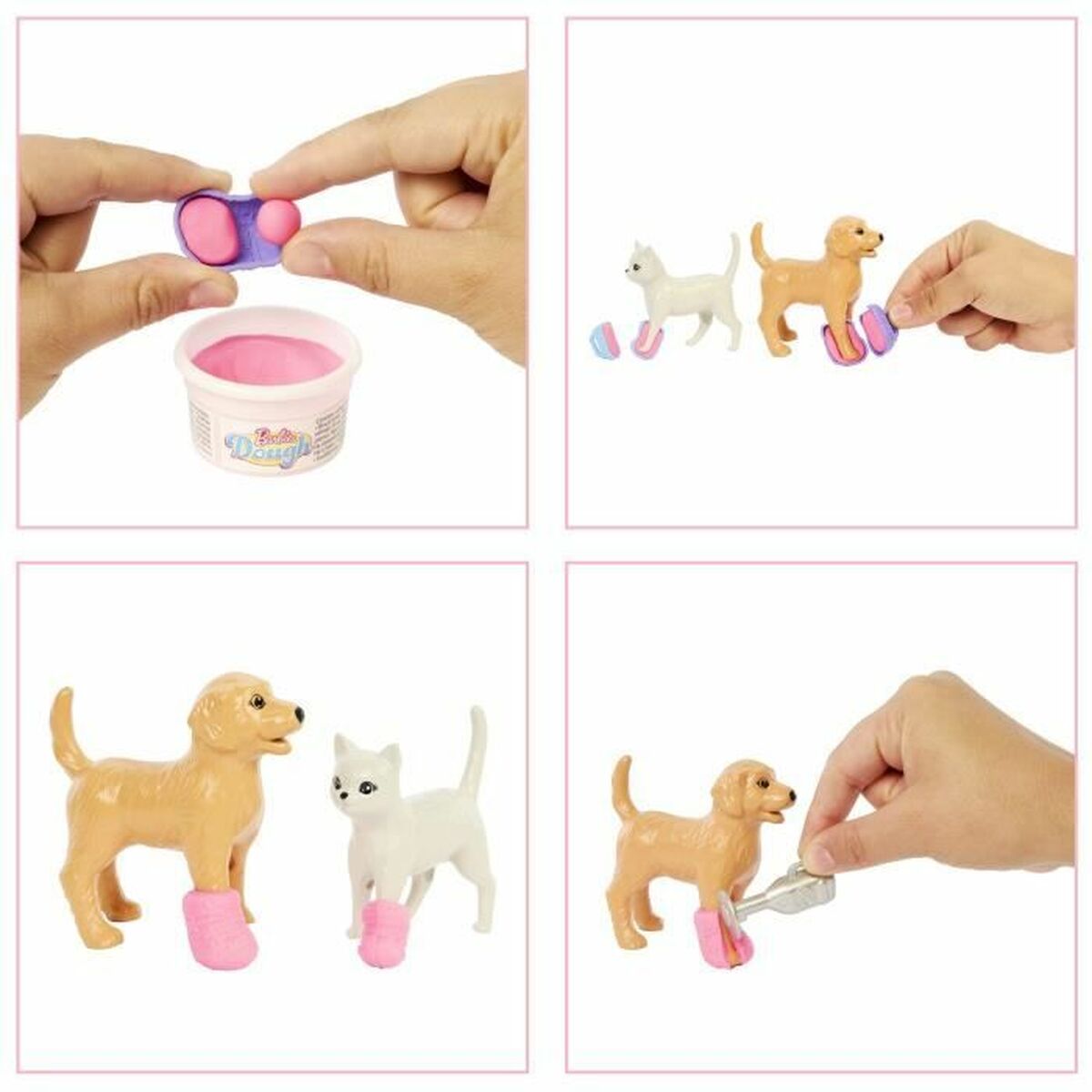 Playset Barbie Veterinarian Clinic 15 Piese - Jucarii si jocuri, Păpuși și figurine