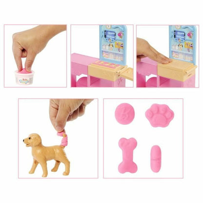 Playset Barbie Veterinarian Clinic 15 Piese - Jucarii si jocuri, Păpuși și figurine