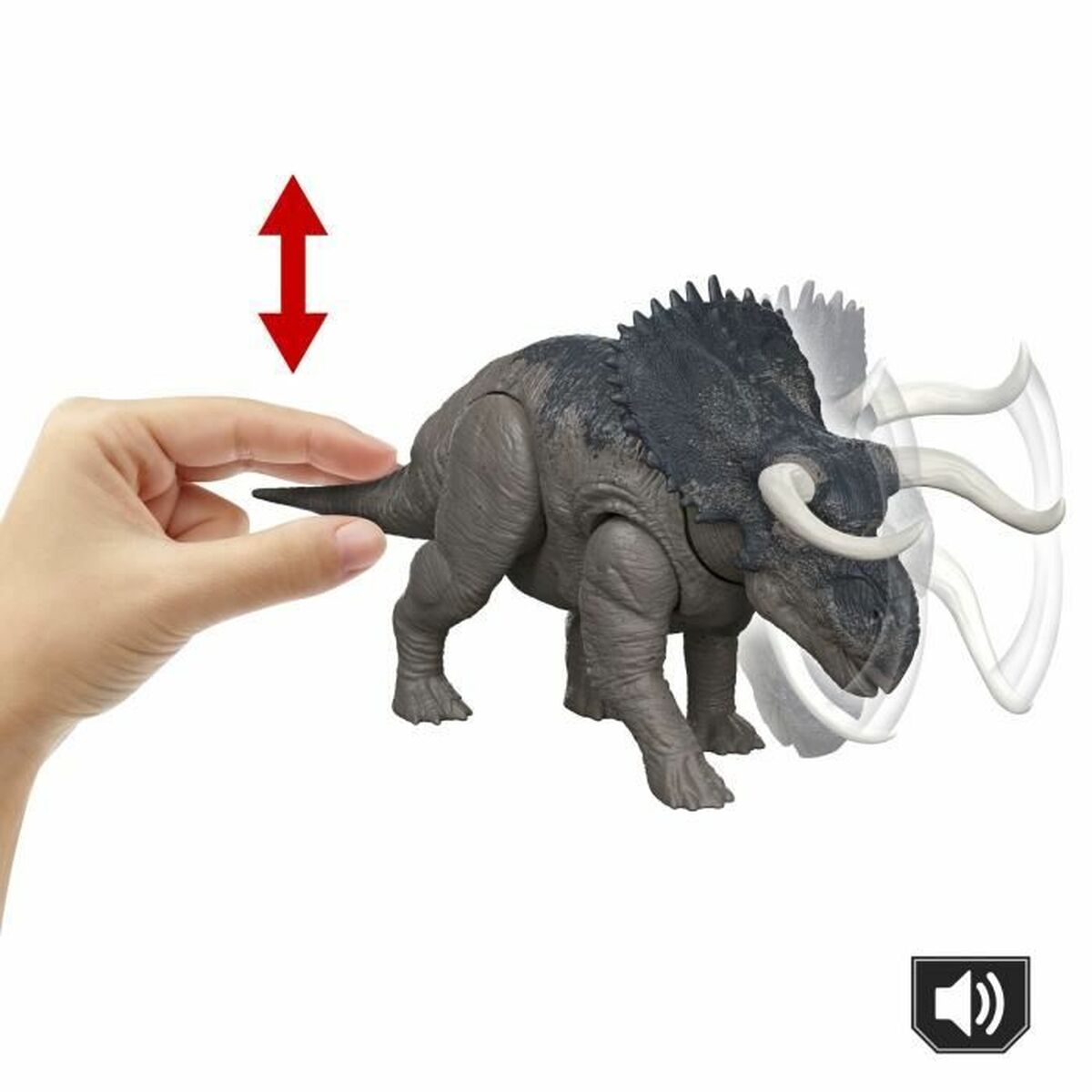 Figurine de Acțiune Jurassic World NASUTOCERATOPS Dinozauri - Jucarii si jocuri, Păpuși și figurine