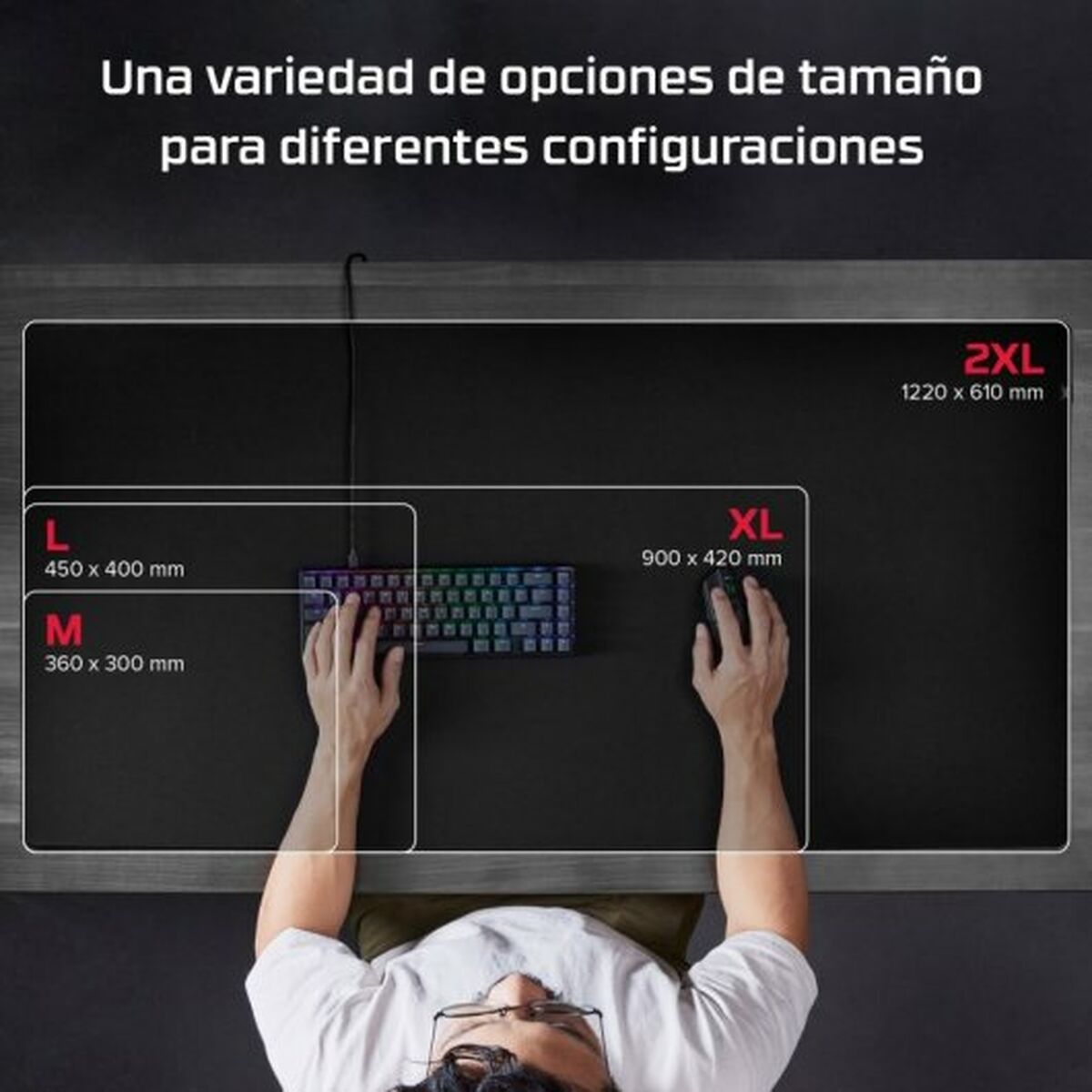 Covoraș de șoarece HyperX Pulsefire Negru - Tehnică de calcul, Accesorii