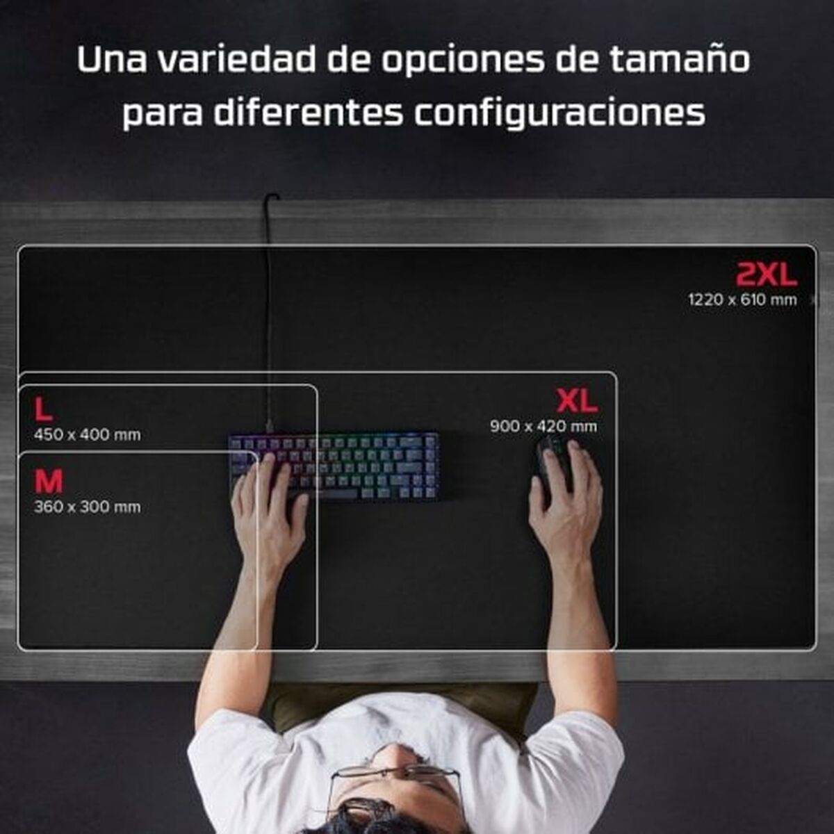 Covoraș de șoarece HyperX 4Z7X5AA Negru - Tehnică de calcul, Accesorii