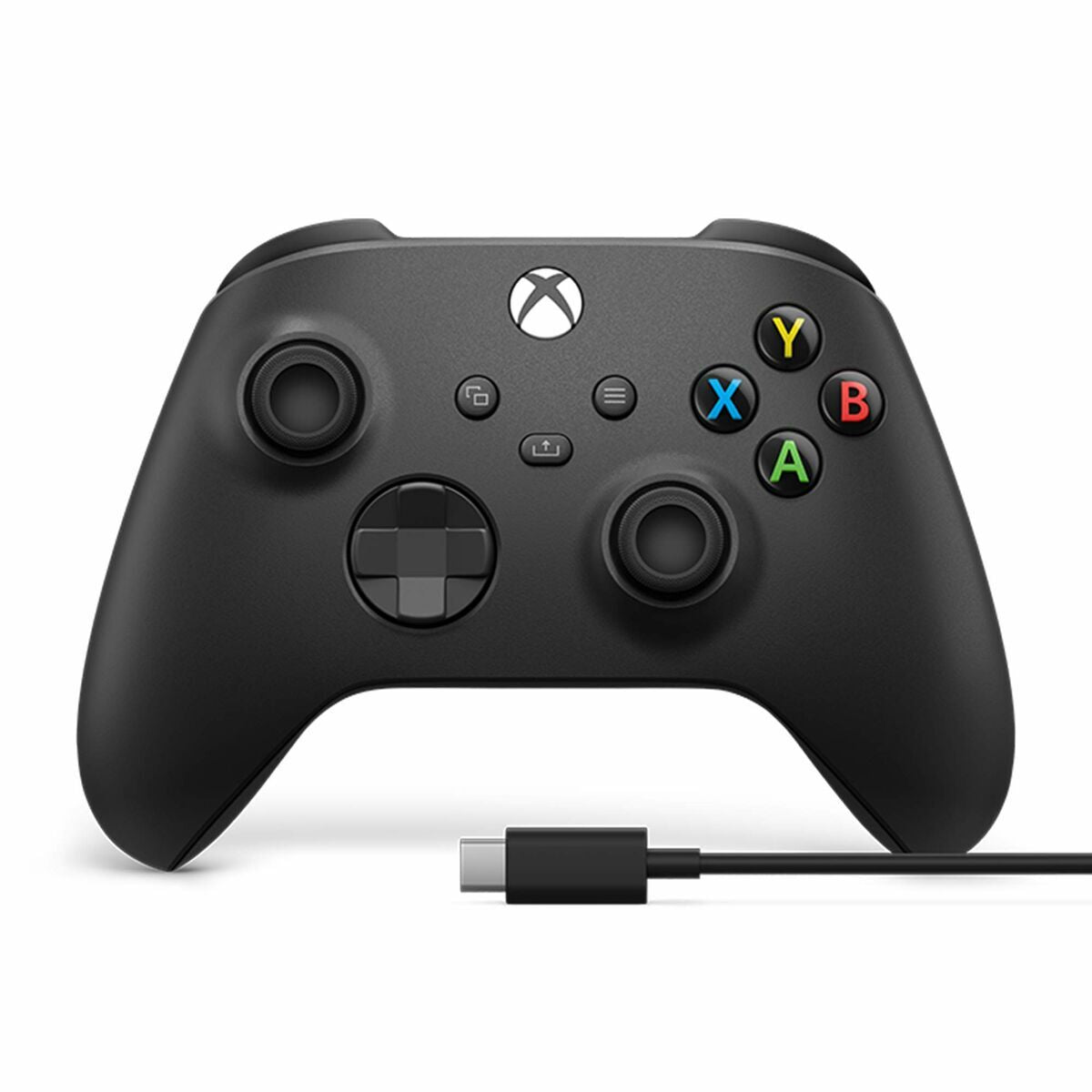 Telecomandă Xbox One + Cablu pentru PC XBOX EP2-29944 Negru - Electronică, Joc video