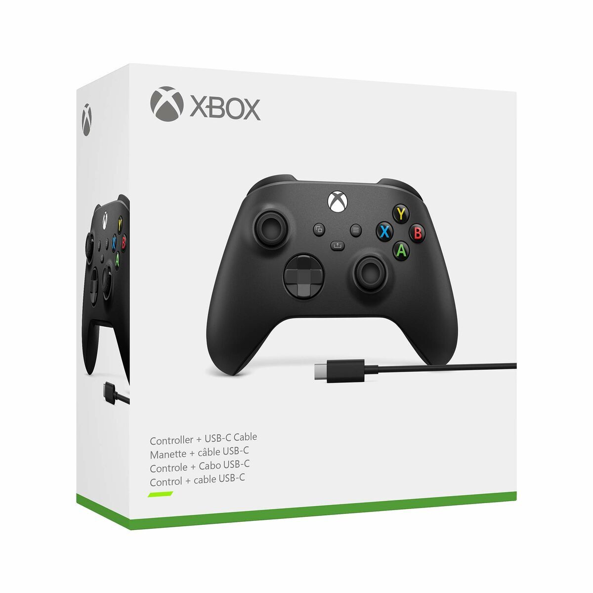 Telecomandă Xbox One + Cablu pentru PC XBOX EP2-29944 Negru - Electronică, Joc video