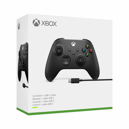 Telecomandă Xbox One + Cablu pentru PC XBOX EP2-29944 Negru - Electronică, Joc video