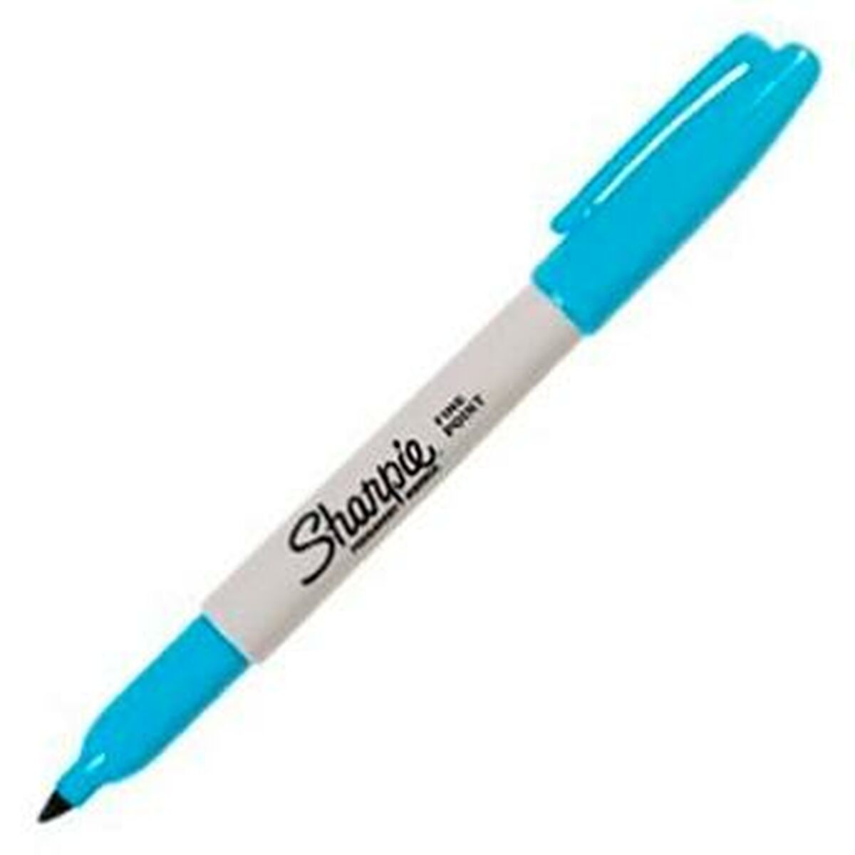 Marker permanent Sharpie Albastru 1,4 mm (12 Unități) - Birou și papetărie, Pixuri, creioane și articole de scris