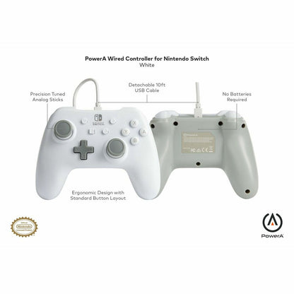 Telecomandă Jocuri Gaming Powera 1517033-03 Alb Nintendo Switch - Tehnică de calcul, Accesorii