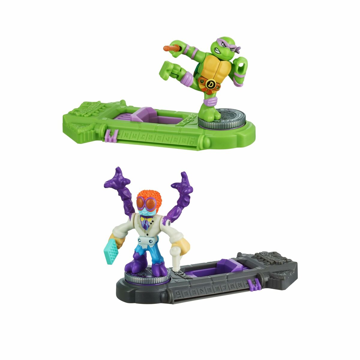 Figurine de luptă Teenage Mutant Ninja Turtles Legends of Akedo: Donatello vs Baxter Stockman - Jucarii si jocuri, Păpuși și figurine