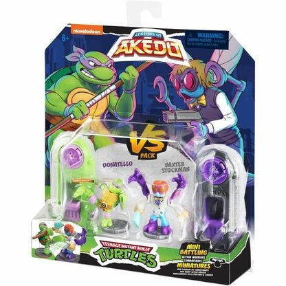 Figurine de luptă Teenage Mutant Ninja Turtles Legends of Akedo: Donatello vs Baxter Stockman - Jucarii si jocuri, Păpuși și figurine