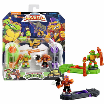 Figurine de luptă Teenage Mutant Ninja Turtles Legends of Akedo: Michelangelo vs Evil Bepop - Jucarii si jocuri, Păpuși și figurine