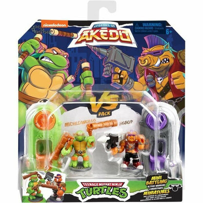 Figurine de luptă Teenage Mutant Ninja Turtles Legends of Akedo: Michelangelo vs Evil Bepop - Jucarii si jocuri, Păpuși și figurine