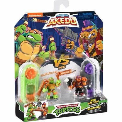 Figurine de luptă Teenage Mutant Ninja Turtles Legends of Akedo: Michelangelo vs Evil Bepop - Jucarii si jocuri, Păpuși și figurine