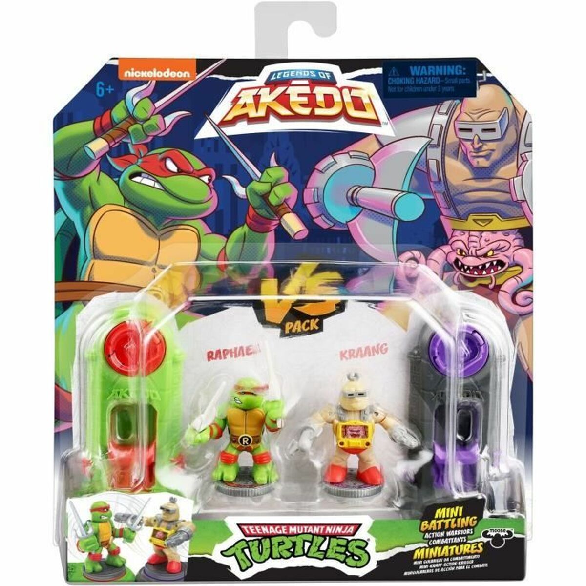 Figurine de luptă Teenage Mutant Ninja Turtles Legends of Akedo: Raphael vs Kraang - Jucarii si jocuri, Păpuși și figurine