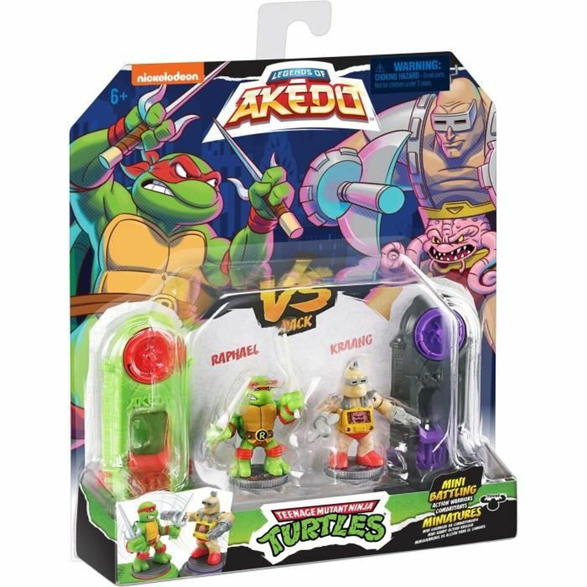 Figurine de luptă Teenage Mutant Ninja Turtles Legends of Akedo: Raphael vs Kraang - Jucarii si jocuri, Păpuși și figurine