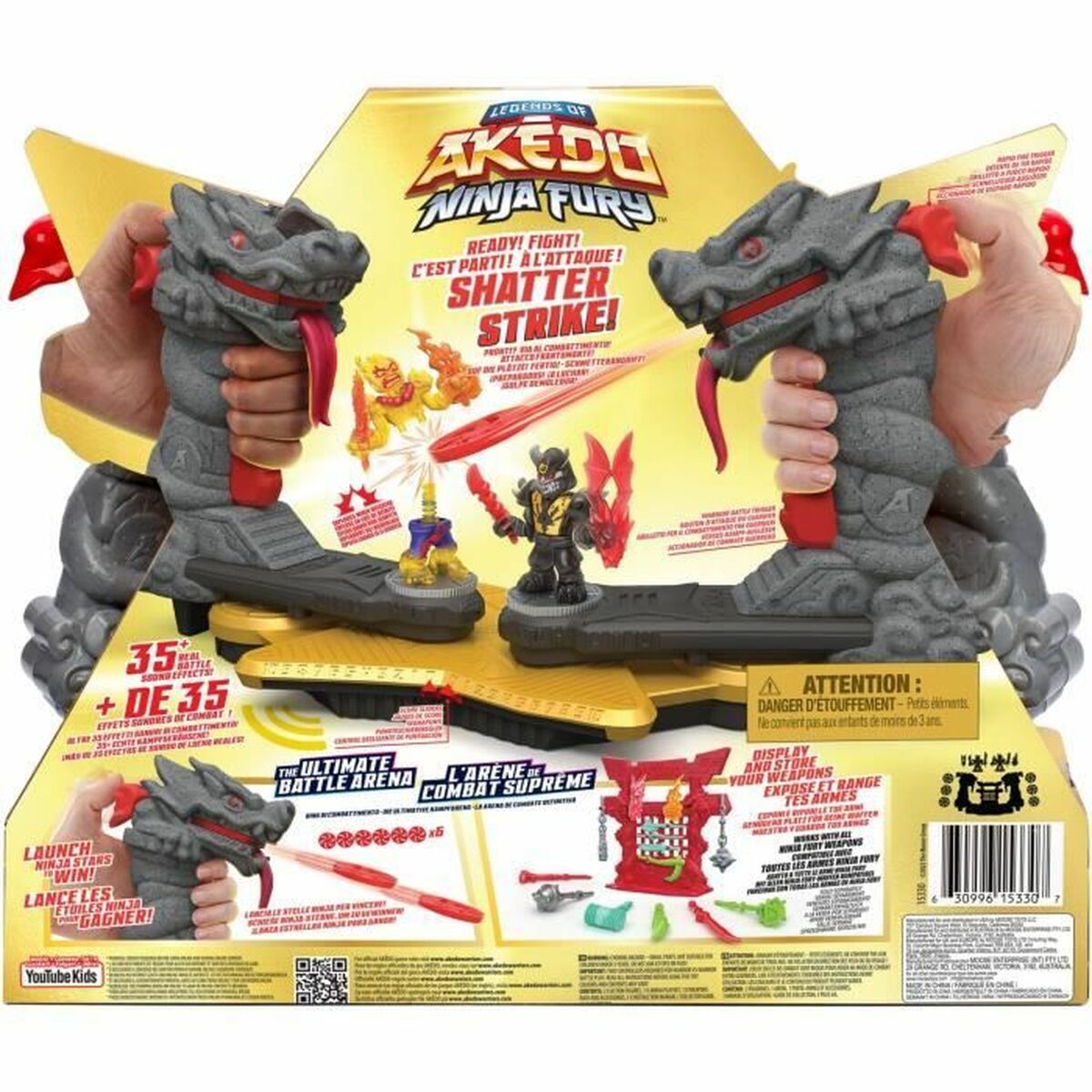 Playset Moose Toys Ninja Fury Combat Arena - Jucarii si jocuri, Păpuși și figurine