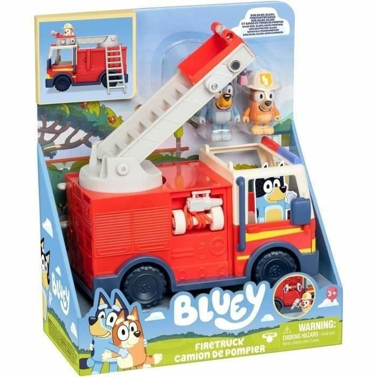 Camion de Pompieri Moose Toys Camión de bomberos de Bluey Roșu rouge - Jucarii si jocuri, Vehicule