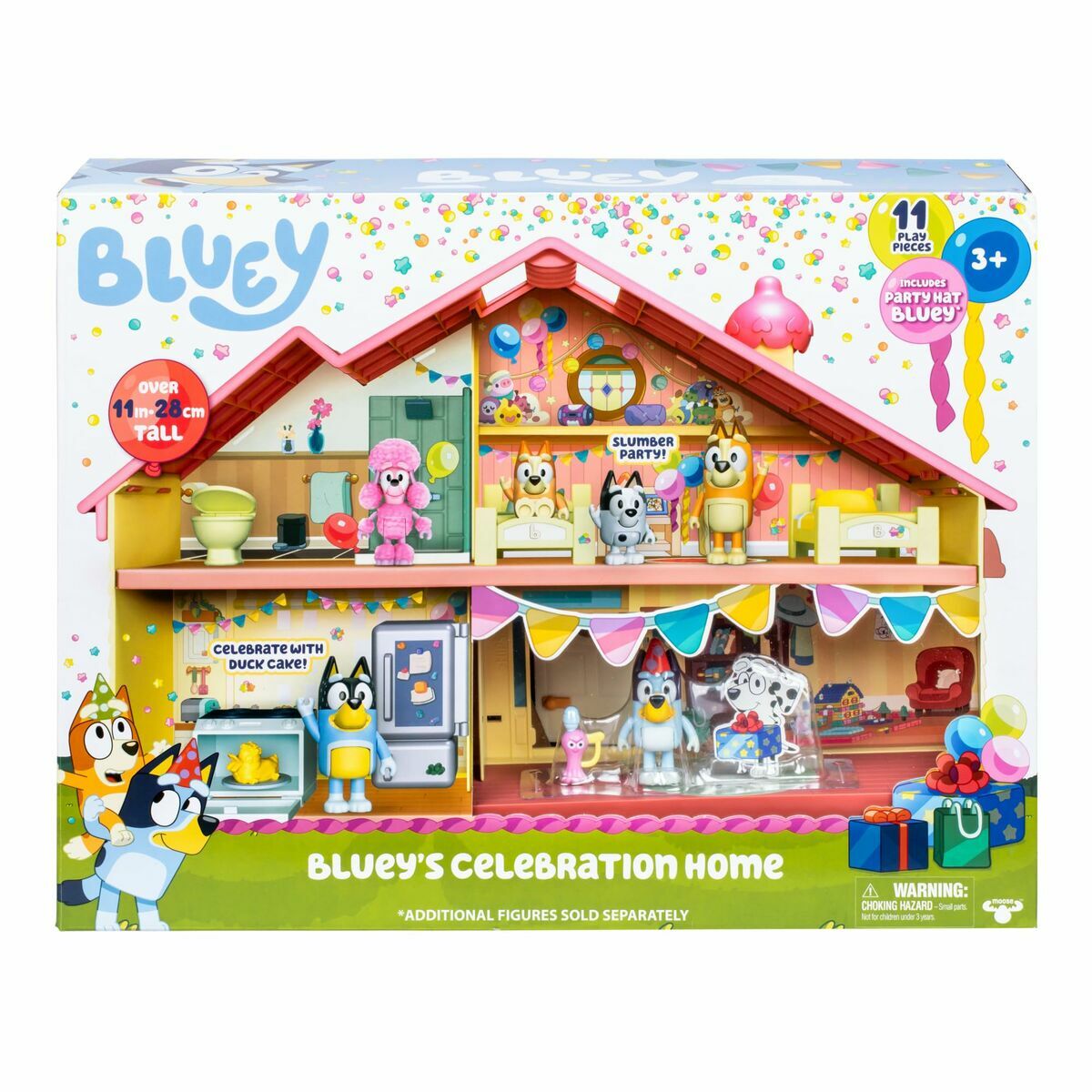 Playset Bluey Casa de Sărbătoare | 8 Piese Mobilier & Accesorii | 3+ Ani - Jucarii si jocuri, Păpuși și figurine