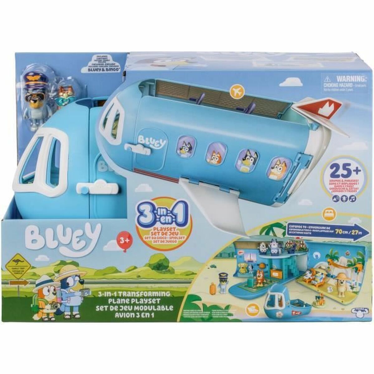 Playset Bluey Transforming Plane - Jucarii si jocuri, Păpuși și figurine