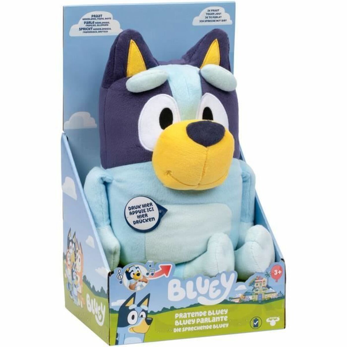 Jucărie de Pluș Bluey BLUEY Multicolor Flauș animale - Jucarii si jocuri, Jucării de pluș