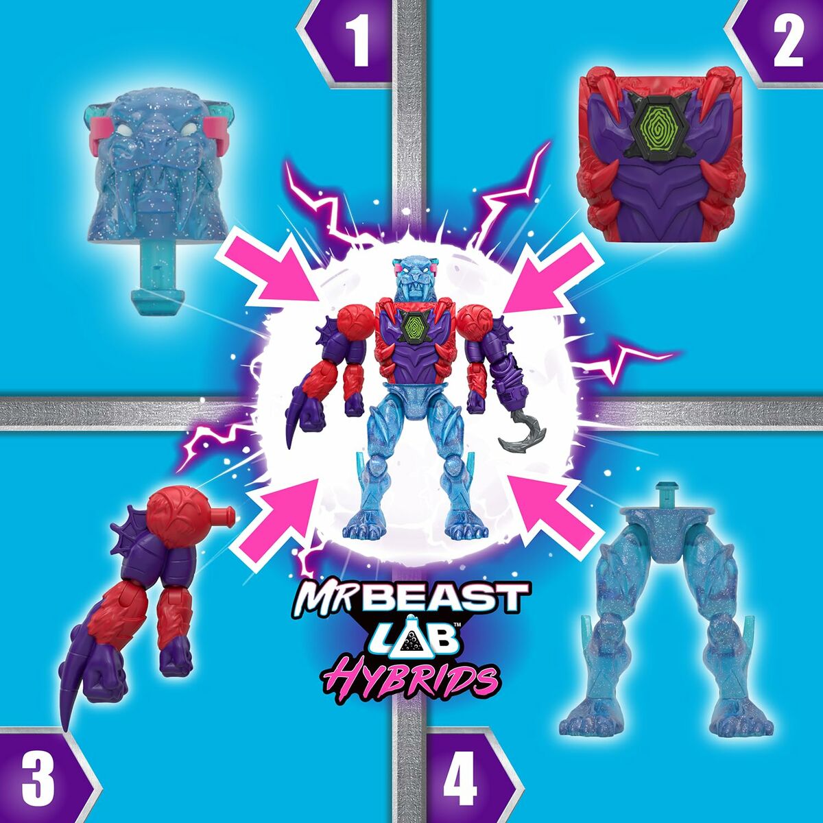Figurine de Acțiune MrBeast Lab - Jucarii si jocuri, Păpuși și figurine