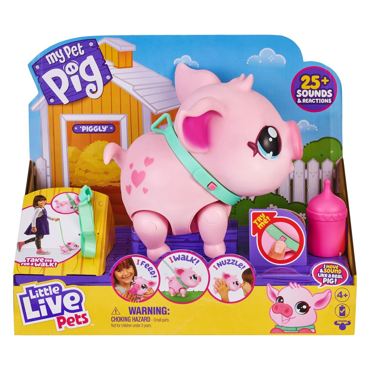Animal de Companie Interactiv Moose Porc 30 cm - Jucarii si jocuri, Jucării electronice