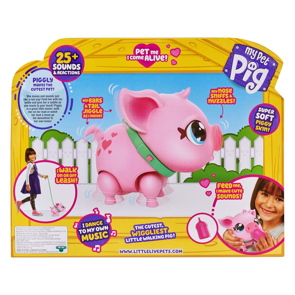 Animal de Companie Interactiv Moose Porc 30 cm - Jucarii si jocuri, Jucării electronice