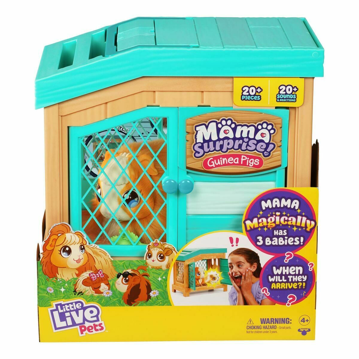 Animal de Companie Interactiv Moose Toys Mama surprise - Jucarii si jocuri, Jucării electronice