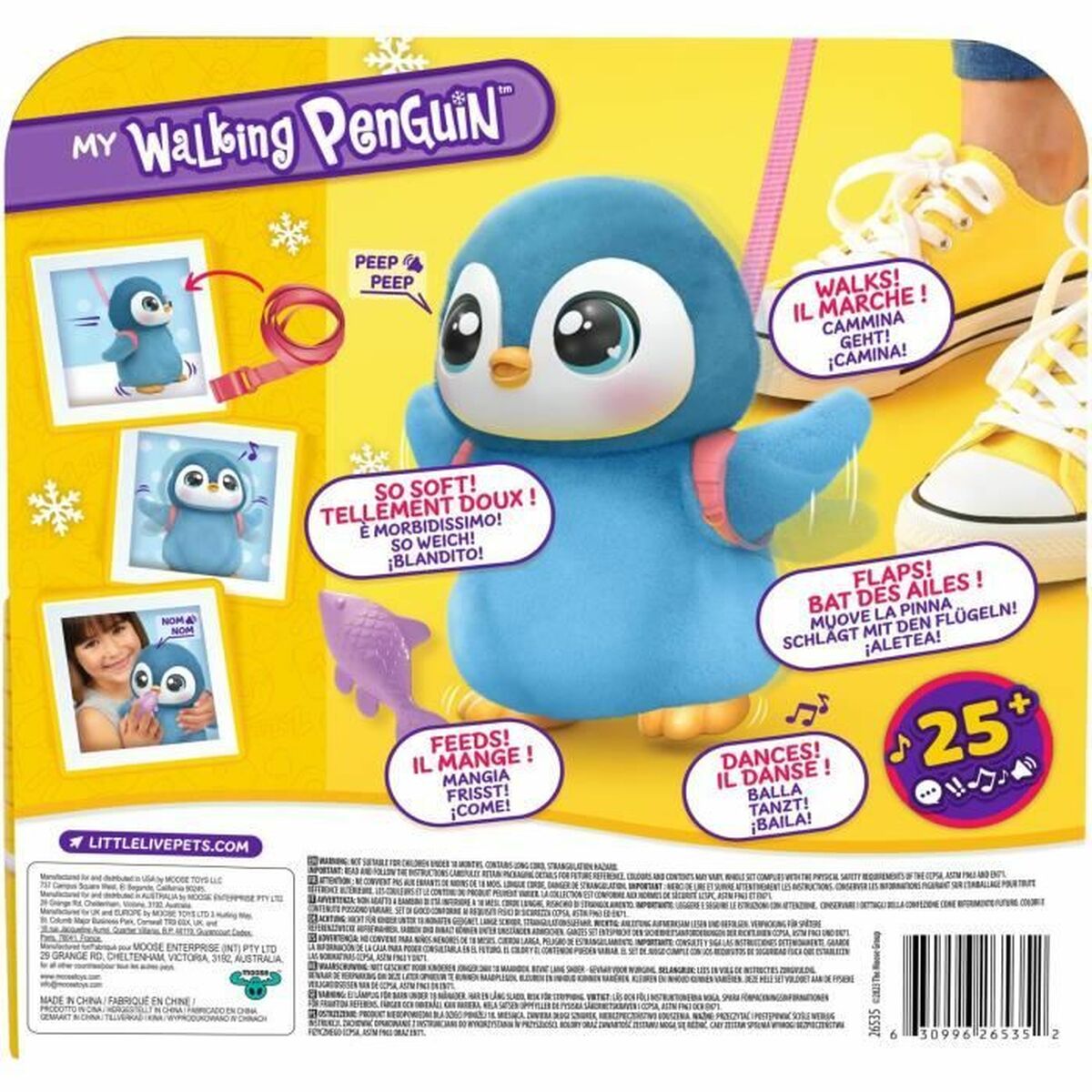 Păpușă Bebe Moose Toys My Little Penguin - Jucarii si jocuri, Păpuși și accesorii