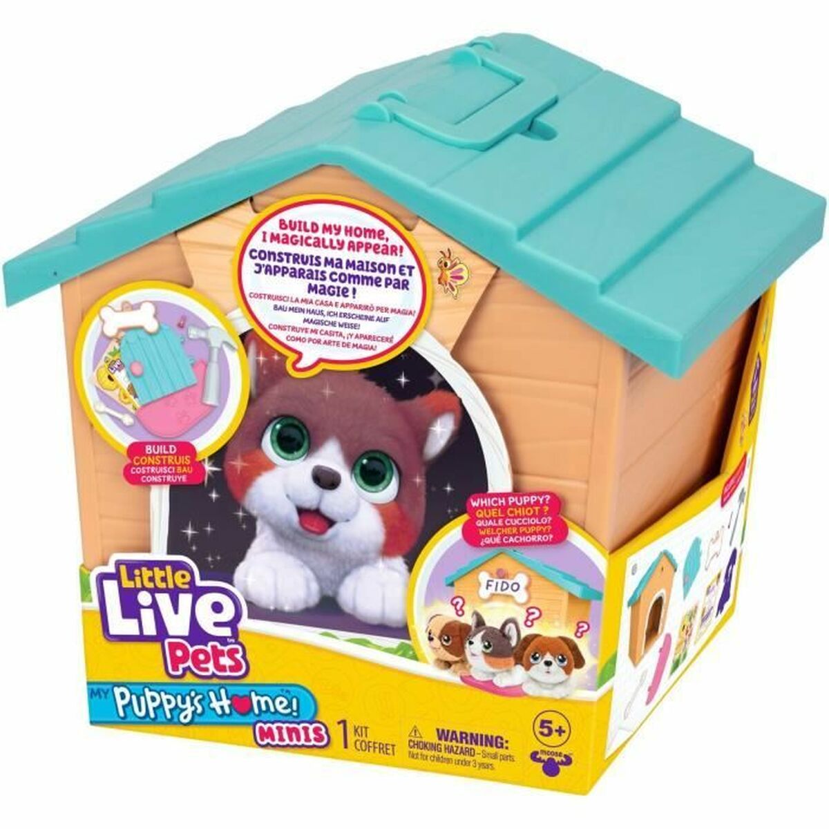 Jucărie de Pluș Moose Toys Orange Dog Multicolor Flauș Câine - Jucarii si jocuri, Jucării de pluș