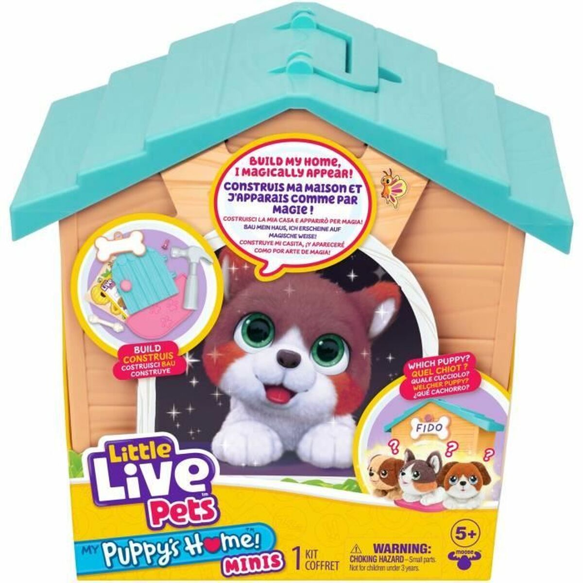 Jucărie de Pluș Moose Toys Orange Dog Multicolor Flauș Câine - Jucarii si jocuri, Jucării de pluș