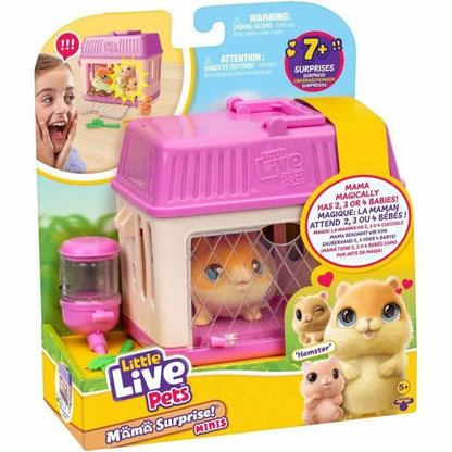 Jucărie de Pluș Little Live Pets Mama Surprise Hamsters Portocaliu Orange Flauș Hamster - Jucarii si jocuri, Jucării de pluș