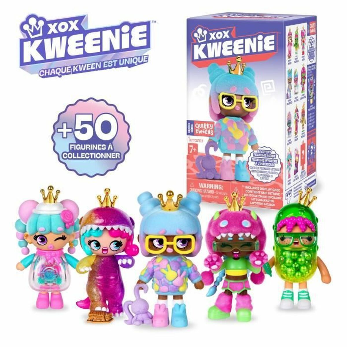 Figura îmbinată XOX KWEENIE Serie Quirky 13 cm Fată - Jucarii si jocuri, Păpuși și figurine
