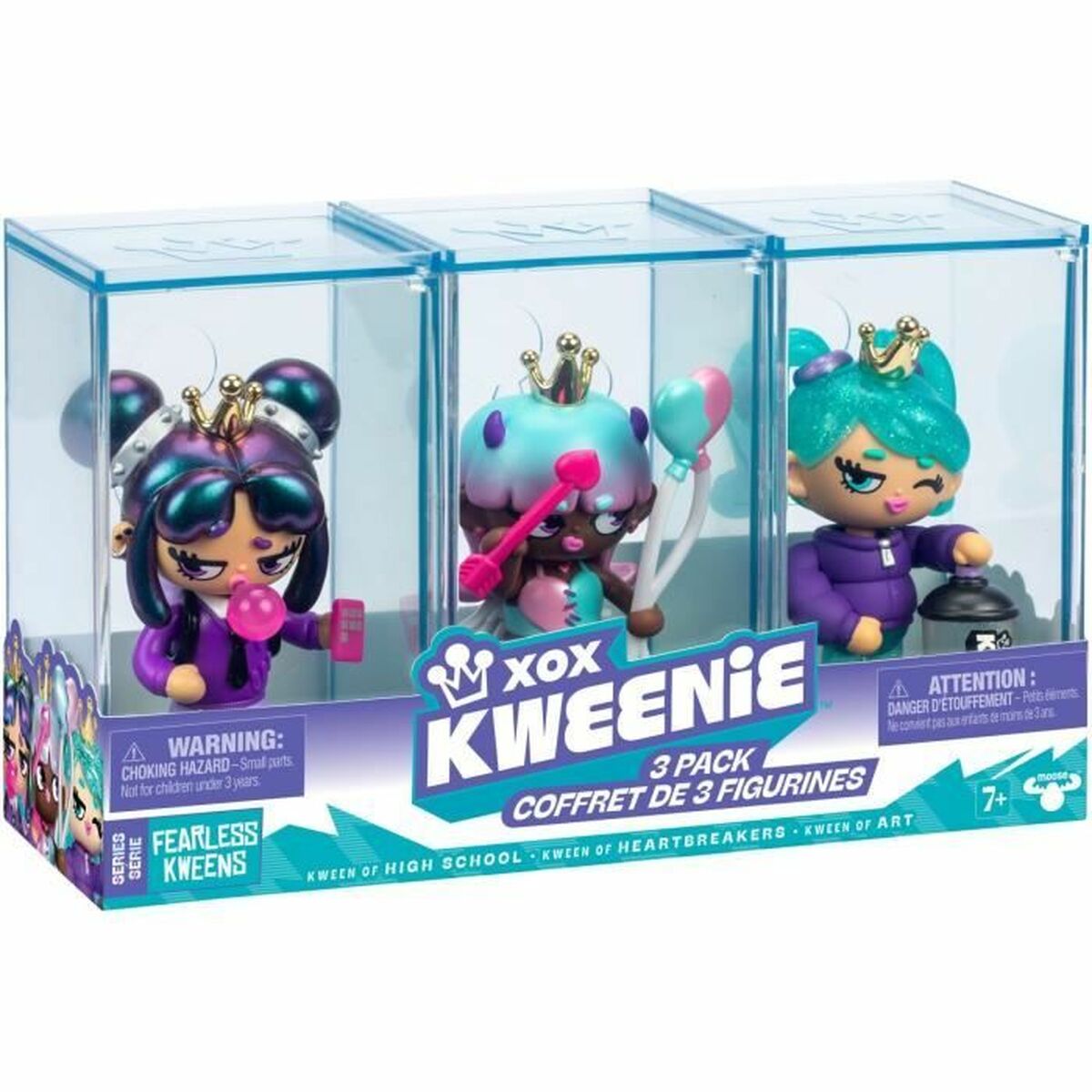 Figura îmbinată XOX KWEENIE XOX KWEENIE Serie Fearless 13 cm Fată - Jucarii si jocuri, Păpuși și figurine