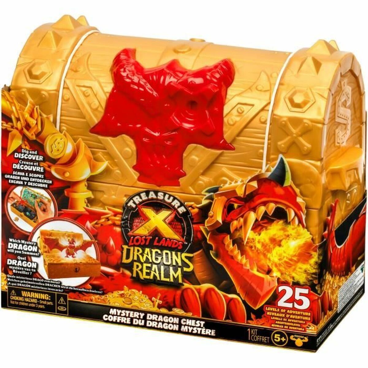 Playset Moose Toys Dragons Realm Treasure Chest - Jucarii si jocuri, Păpuși și figurine