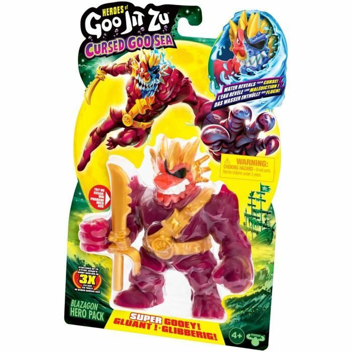 Figurine de Acțiune Goo Jit Zu Cursed Goo Sea GJZ Blazagon - Jucarii si jocuri, Păpuși și figurine