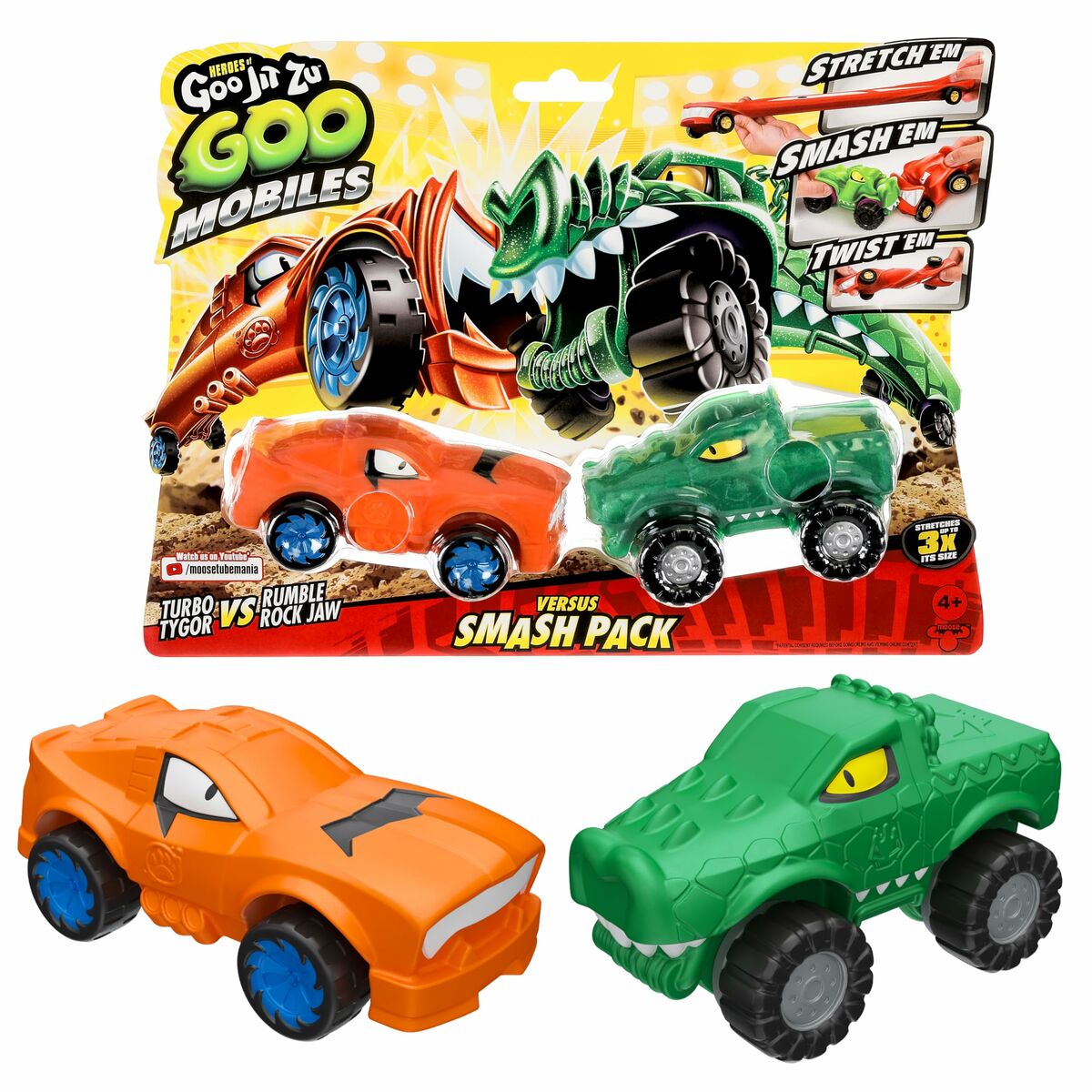 Figurine de Acțiune Moose Toys TURBO TYGER VS RUMBLER JAW - Jucarii si jocuri, Păpuși și figurine