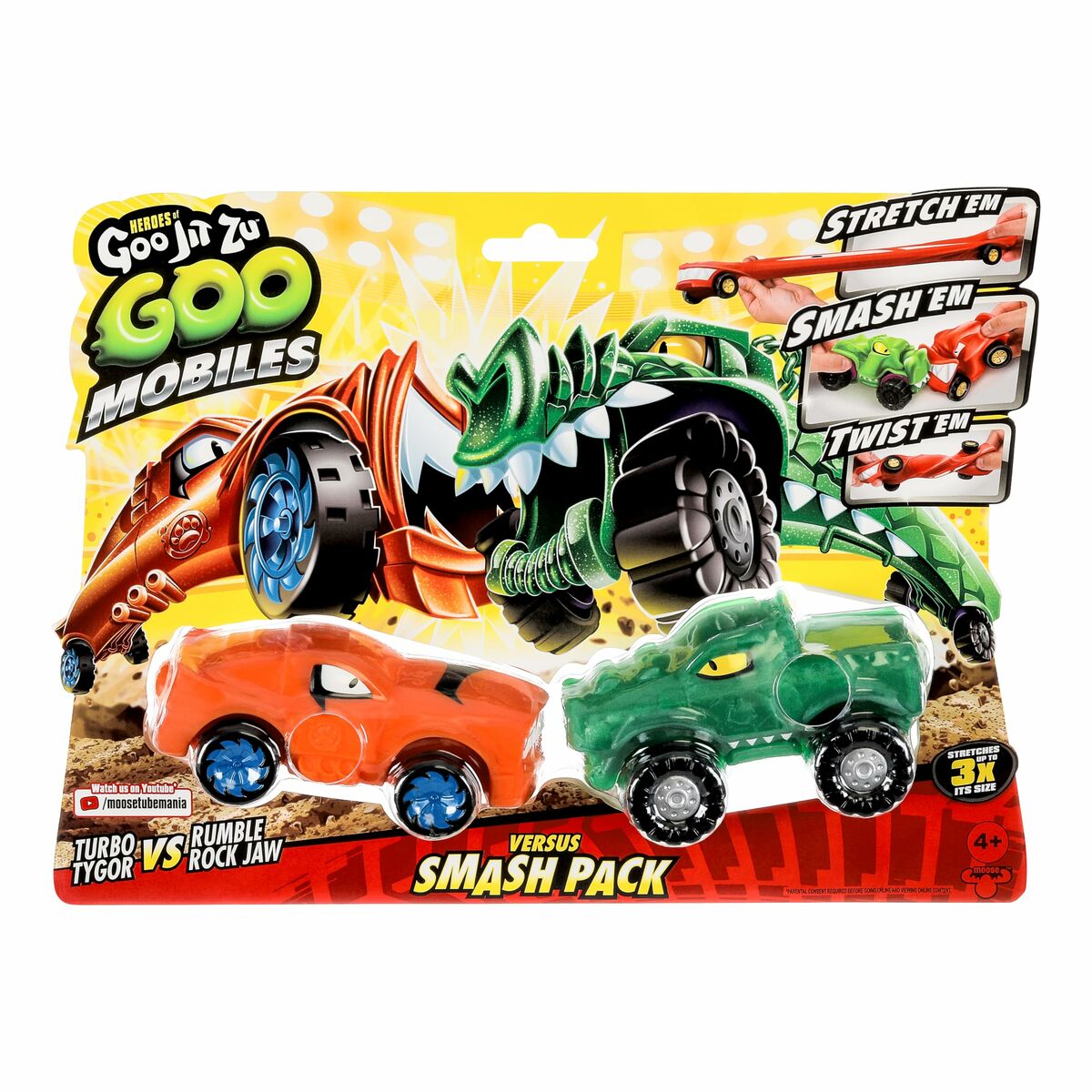 Figurine de Acțiune Moose Toys TURBO TYGER VS RUMBLER JAW - Jucarii si jocuri, Păpuși și figurine