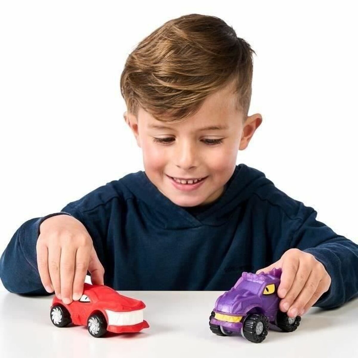 Figurină de Acțiune Moose Toys GOO MOBILES - BLAZAGON VS TREADS SHREDZ Roșu - Jucarii si jocuri, Vehicule