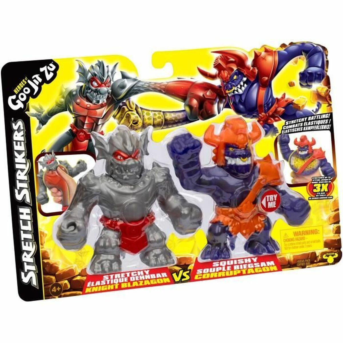 Playset Goo Jit Zu Strikers Blaz vs Corr Figura Duo 11cm - Jucarii si jocuri, Păpuși și figurine