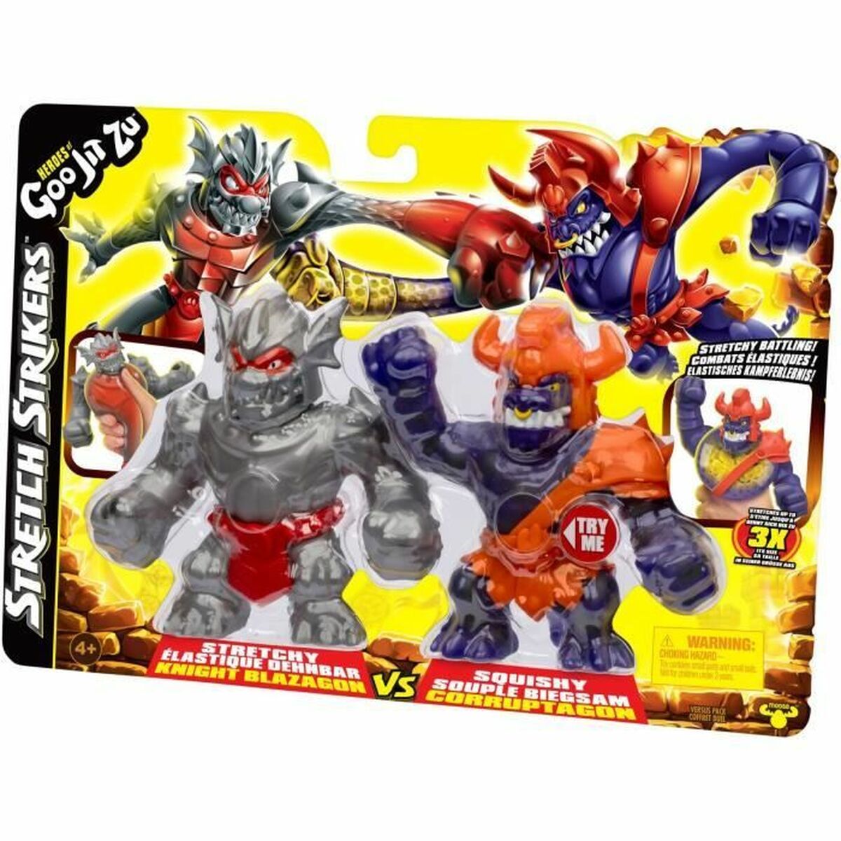 Playset Goo Jit Zu Strikers Blaz vs Corr Figura Duo 11cm - Jucarii si jocuri, Păpuși și figurine