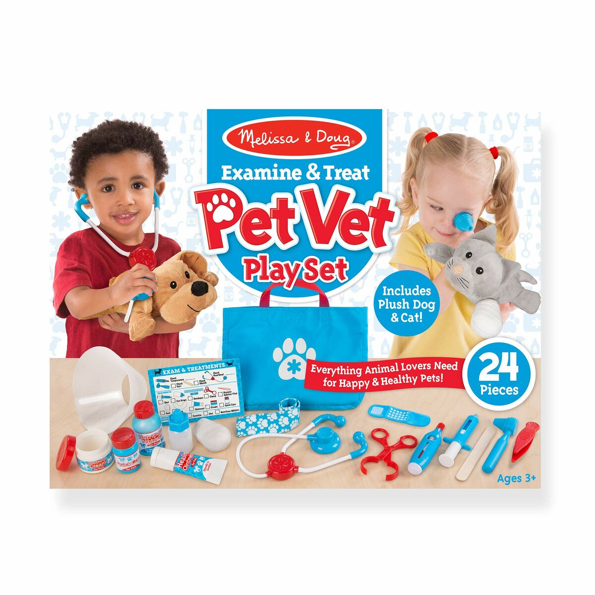 Trusă medicală de jucărie cu accesorii Melissa & Doug - Jucarii si jocuri, Imitații de jocuri