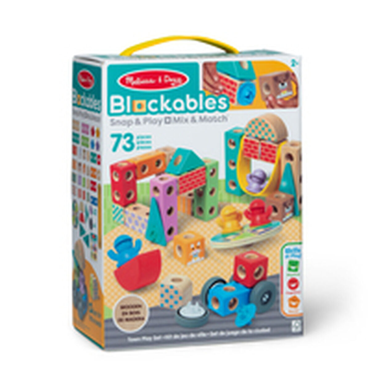 Set de Construcție Melissa & Doug Blockables 73 Piese - Jucarii si jocuri