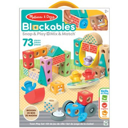 Set de Construcție Melissa & Doug Blockables 73 Piese - Jucarii si jocuri
