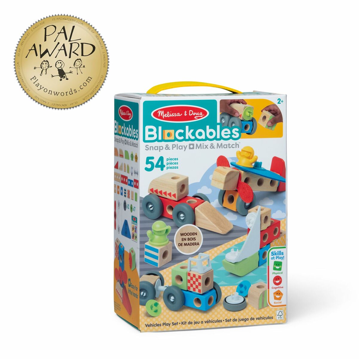 Set de Construcție Melissa & Doug Blockables 54 Piese - Jucarii si jocuri