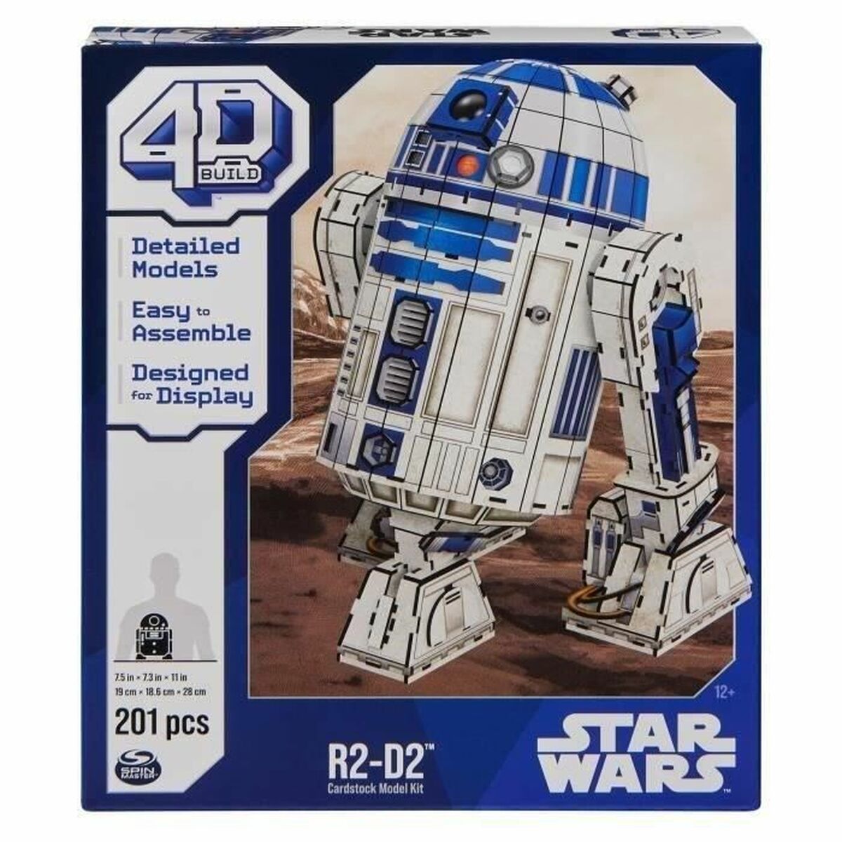Set de Construcție Star Wars R2-D2 201 Piese 19 x 18,6 x 28 cm Alb Multicolor - Jucarii si jocuri