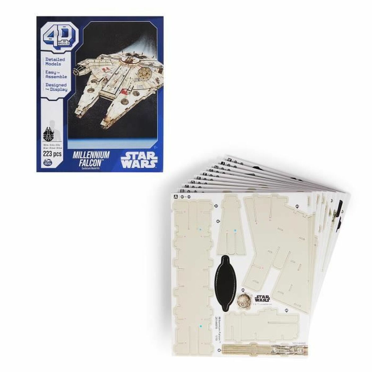 Set de Construcție Star Wars Millennium Falcon 223 piezas 43 x 31,4 x 22,4 cm Gri Multicolor - Jucarii si jocuri